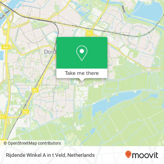 Rijdende Winkel A in t Veld, Stevensweg 96 map