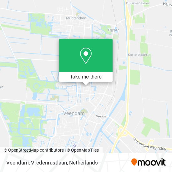 Veendam, Vredenrustlaan map