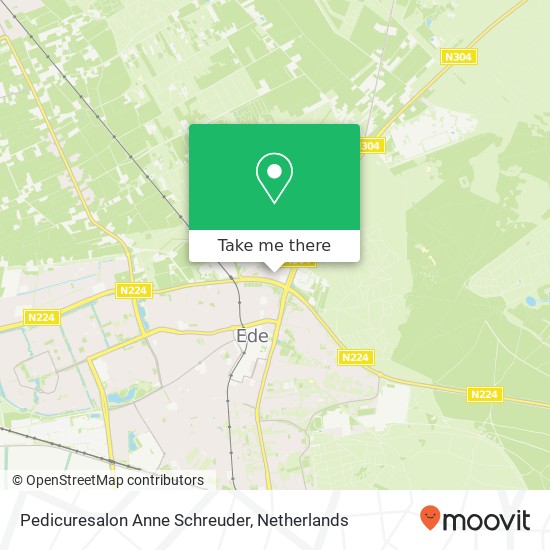 Pedicuresalon Anne Schreuder, Otterloseweg 7 Karte