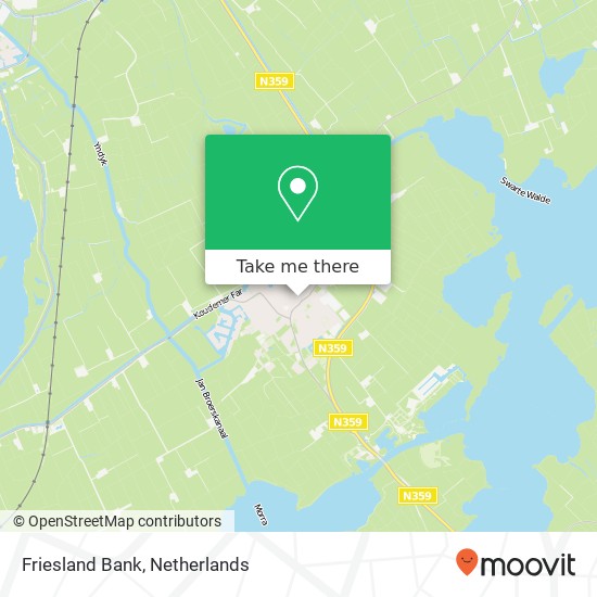 Friesland Bank, Hoofdstraat 1 map