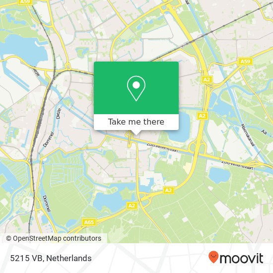 5215 VB, 5215 VB 's-Hertogenbosch, Nederland map