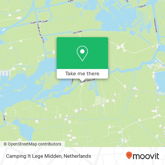 Camping It Lege Midden, Kobbewei 5 map