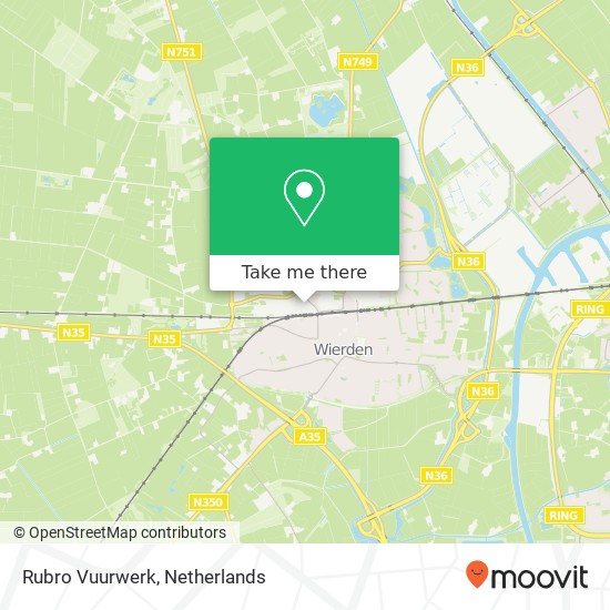 Rubro Vuurwerk, Violenhoeksweg 6 map