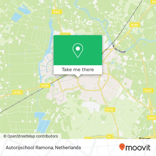 Autorijschool Ramona, Vennekesgaarden 62 map