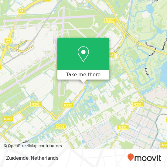 Zuideinde, 1117 ZB Luchthaven Schiphol map