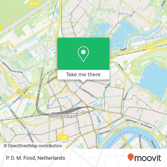 P. D. M. Food, Zwart Janstraat 150 map