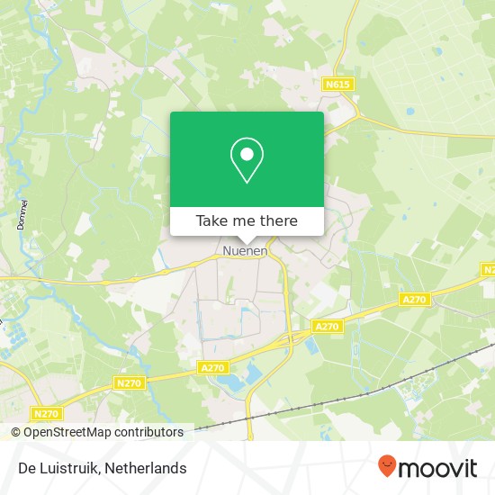 De Luistruik, Sportlaan map