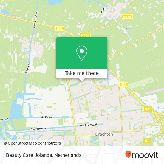 Beauty Care Jolanda, De Excelsior 36 9207 DE Drachten map