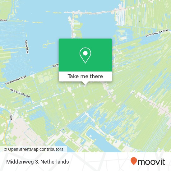 Middenweg 3, 3612 AT Tienhoven map