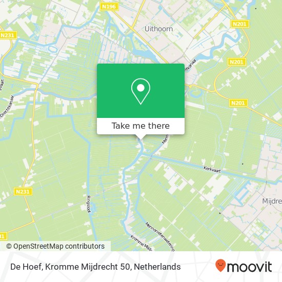 De Hoef, Kromme Mijdrecht 50 Karte