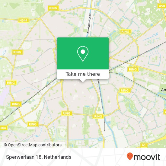 Sperwerlaan 18, Sperwerlaan 18, 7331 TX Apeldoorn, Nederland Karte