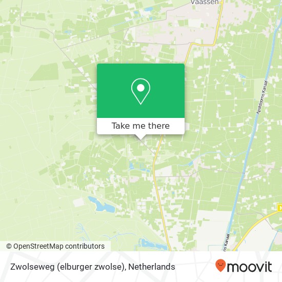 Zwolseweg (elburger zwolse), 7345 ED Wenum map