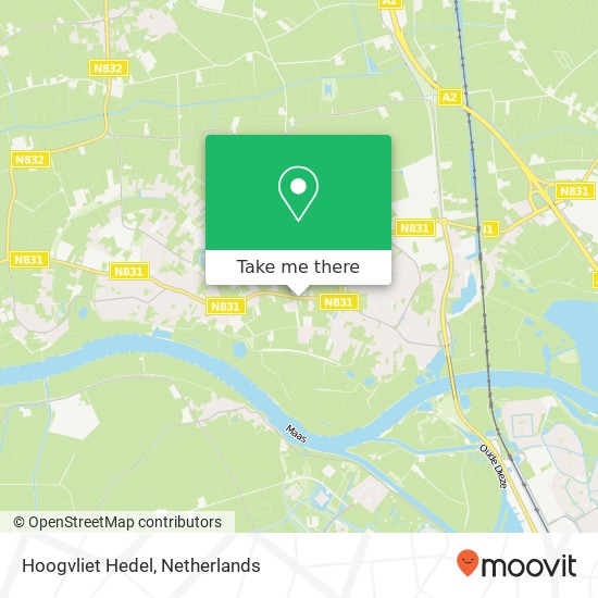 Hoogvliet Hedel, Ammerzodenseweg 13 map