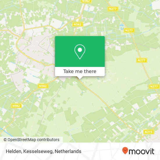 Helden, Kesselseweg map