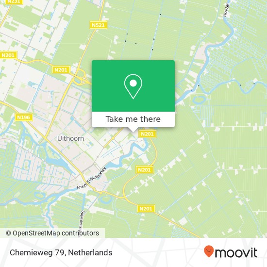 Chemieweg 79, 1422 DX Uithoorn Karte