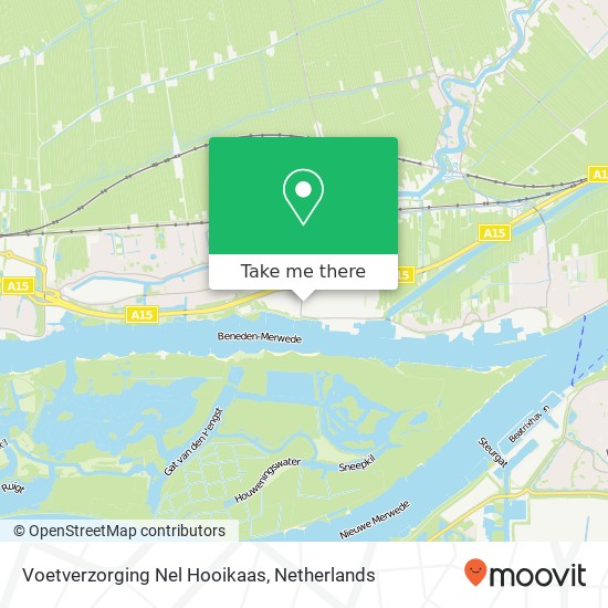 Voetverzorging Nel Hooikaas, Nieuweweg 23 map