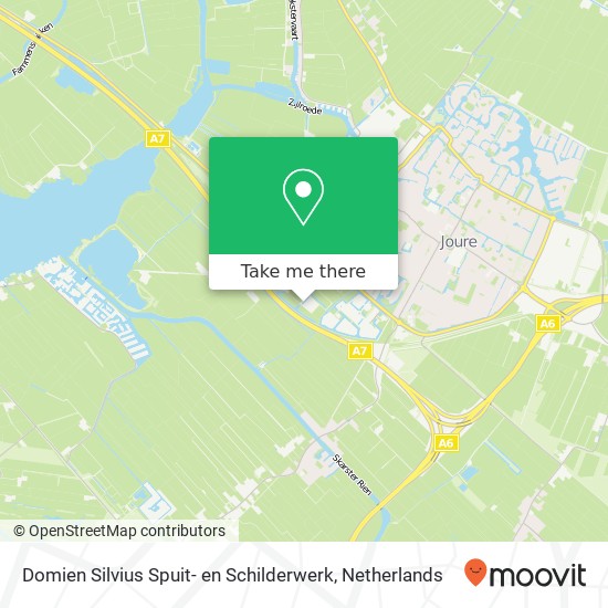 Domien Silvius Spuit- en Schilderwerk, Rontgenweg 1 Karte