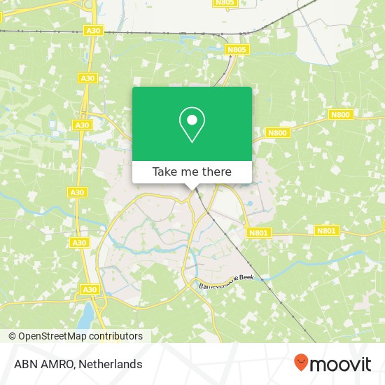 ABN AMRO, Burgemeester Kuntzelaan 29 map