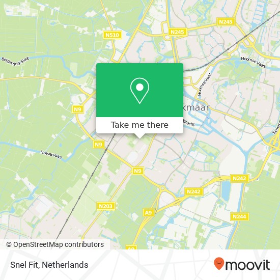 Snel Fit, Zandersweg 1 map