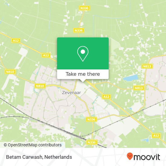 Betam Carwash, Edisonstraat 20 map