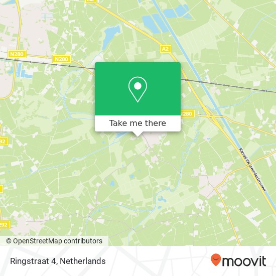 Ringstraat 4, 6005 NW Swartbroek Karte