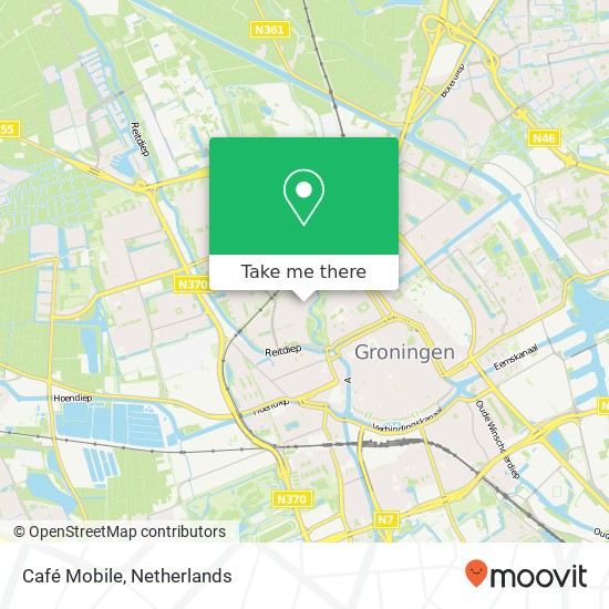 Café Mobile map
