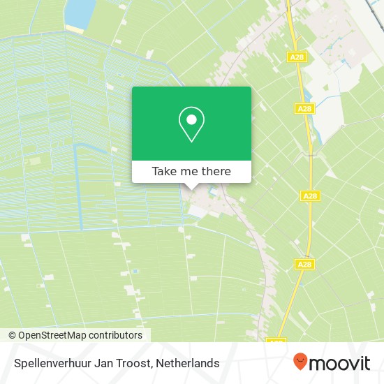 Spellenverhuur Jan Troost, Plataanlaan 2 map