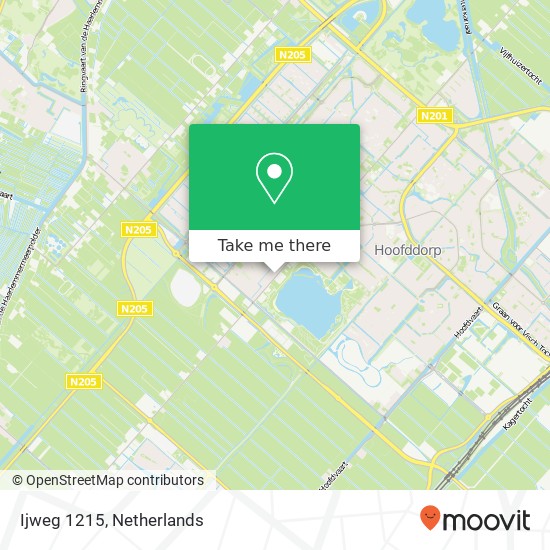 Ijweg 1215, 2133 MJ Hoofddorp map