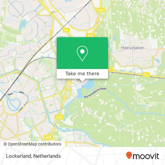 Lockerland, Hogeweg 243 Karte