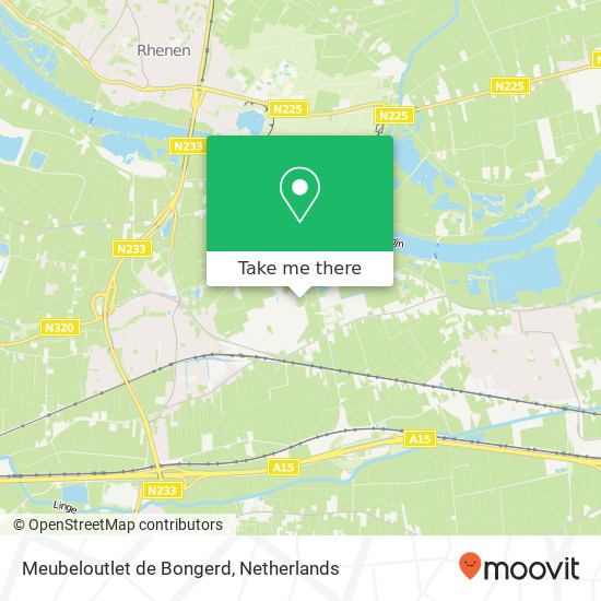 Meubeloutlet de Bongerd, Batterijenweg 19 map