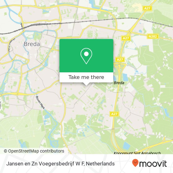 Jansen en Zn Voegersbedrijf W F, Doenradestraat 34 map