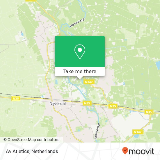 Av Atletics, Van Heerdtweg 5 map