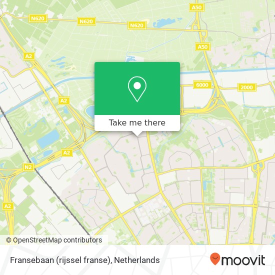 Fransebaan (rijssel franse), 5627 Eindhoven map