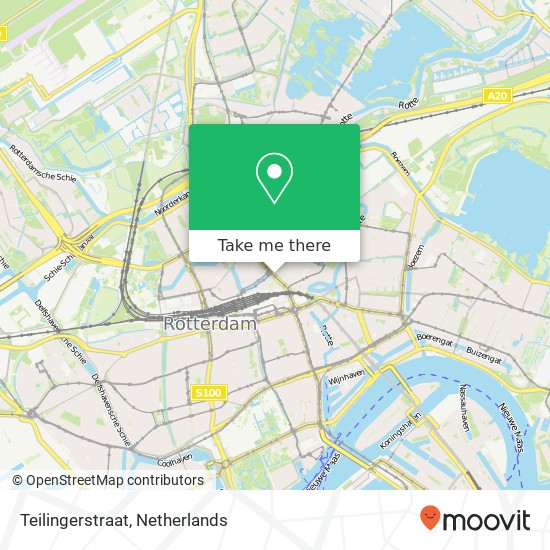 Teilingerstraat, 3032 Rotterdam map