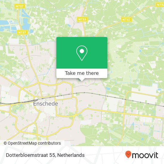 Dotterbloemstraat 55, 7531 TB Enschede map
