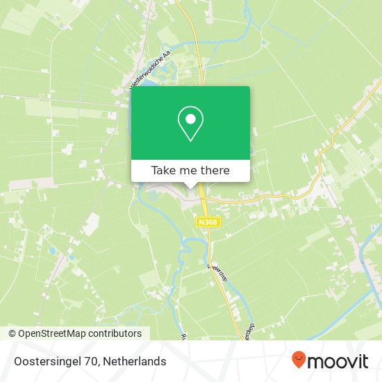 Oostersingel 70, 9698 BE Wedde map