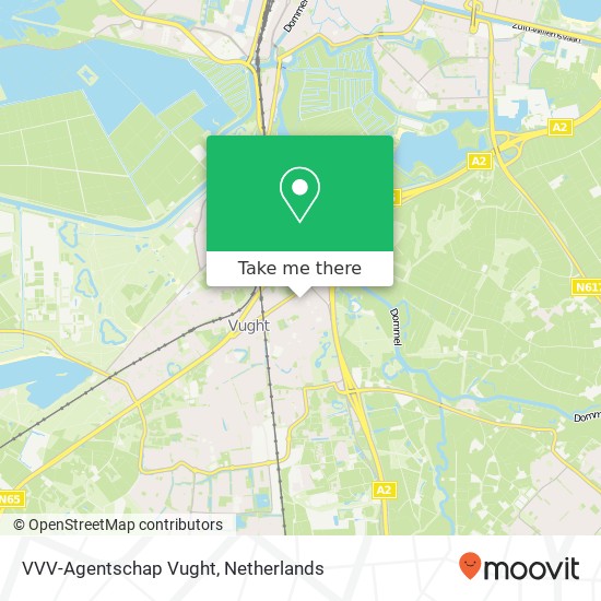 VVV-Agentschap Vught map