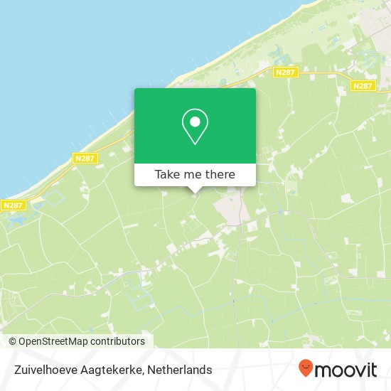 Zuivelhoeve Aagtekerke, Brouwerijweg 9 map
