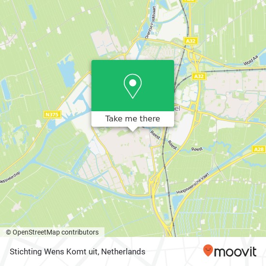 Stichting Wens Komt uit, Adriaen van Ostadestraat 132 map
