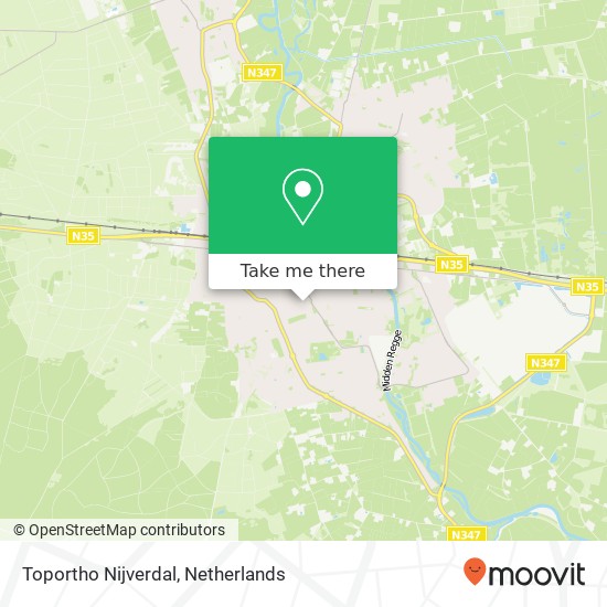 Toportho Nijverdal, Jan Steenstraat map