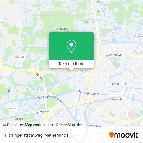 Harlingerstraatweg map