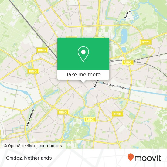 Chidoz, Keizersgracht 21 map