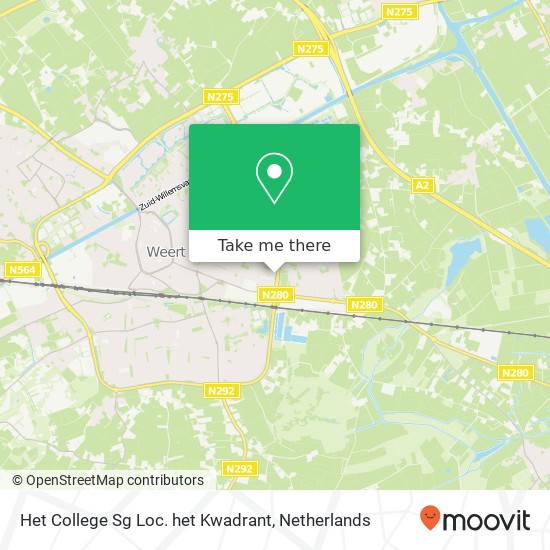 Het College Sg Loc. het Kwadrant, Thornstraat 7 map