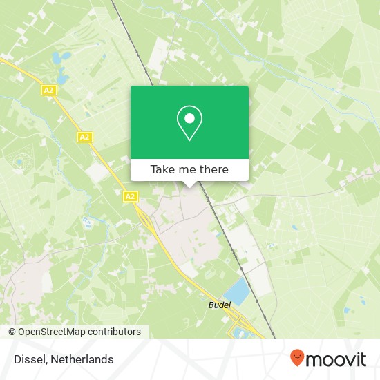 Dissel, Dissel, 6026 Maarheeze, Nederland Karte