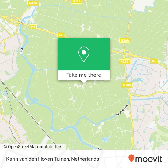 Karin van den Hoven Tuinen, Zeldertseweg 94 map