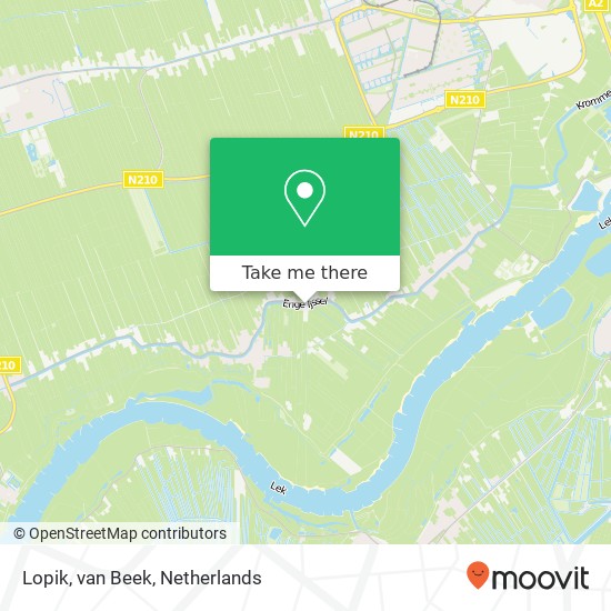 Lopik, van Beek map