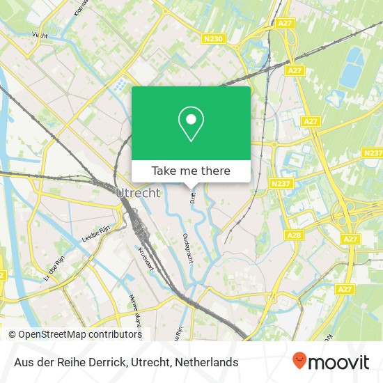 Aus der Reihe Derrick, Utrecht map