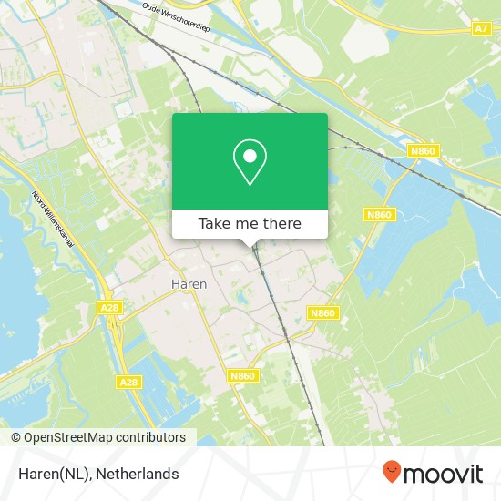 Haren(NL) map