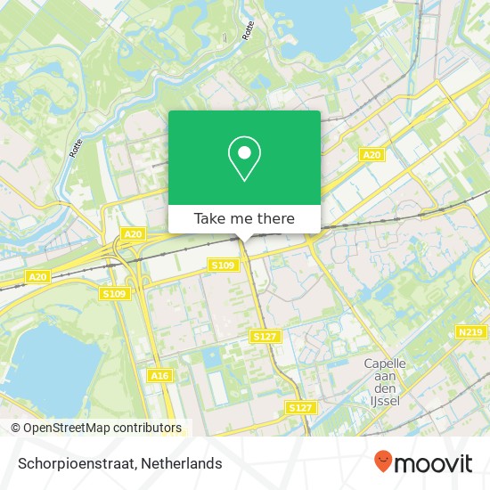 Schorpioenstraat, 3067 GC Rotterdam map