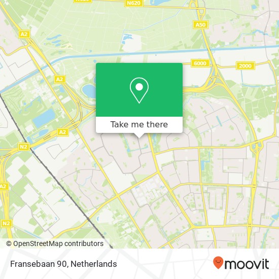 Fransebaan 90, 5627 JG Eindhoven Karte